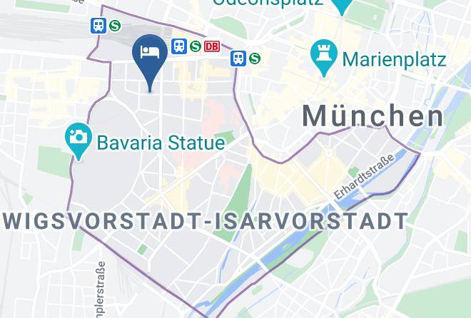 Munich District - Ghotel Hotel & Living Munchen City Maps