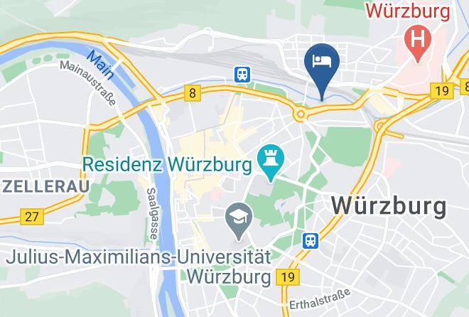 Wurzburg - Ghotel Hotel & Living Wurzburg Maps