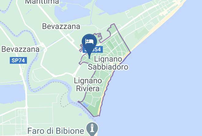 Udine - G Hotel Lignano Maps