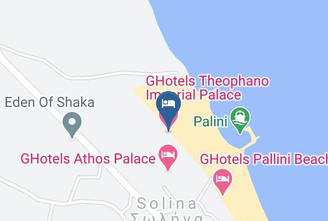 Khalkidhiki - Ghotels Theophano Imperial Palace Maps