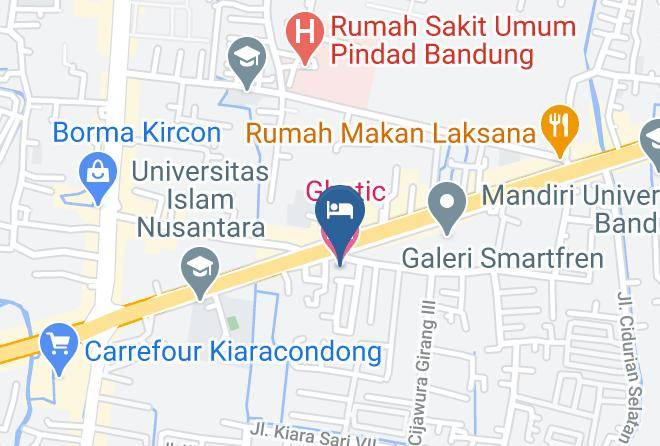 Bandung - Ghotic Hotel Maps
