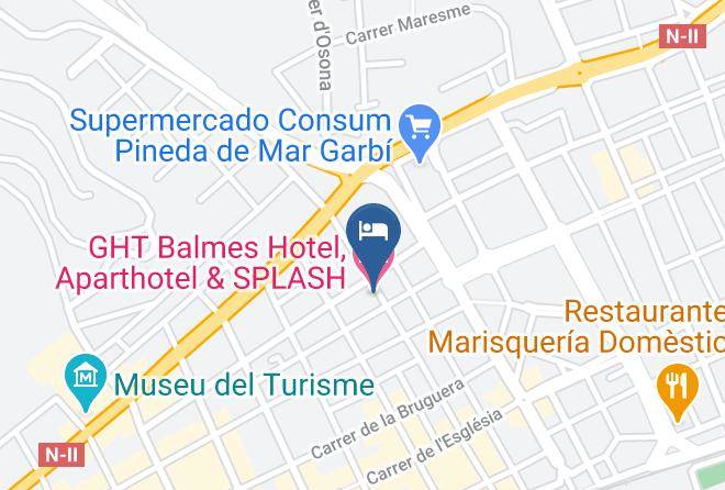 Barcelona - Ght Balmes Hotel Aparthotel & Splash Maps