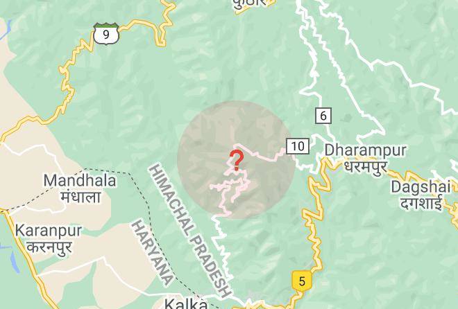 Kasauli - Gian Hotel Maps