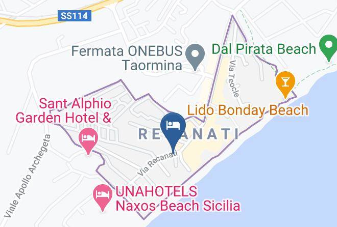 Messina - Giardini Naxos Holidays Maps