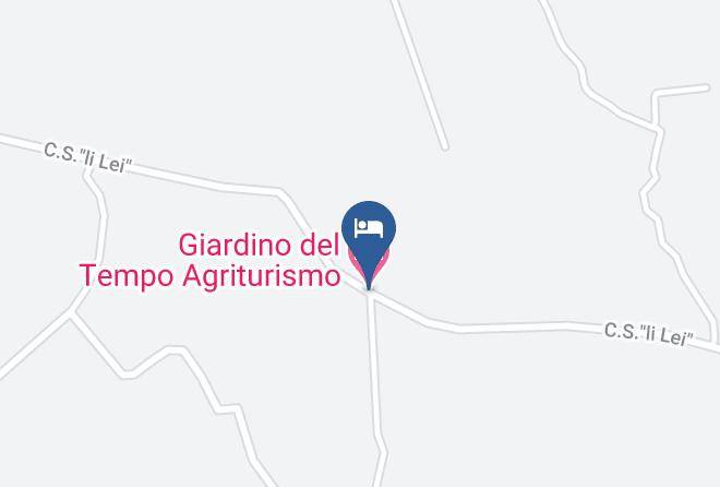 Lecce - Giardino Del Tempo Agriturismo Maps