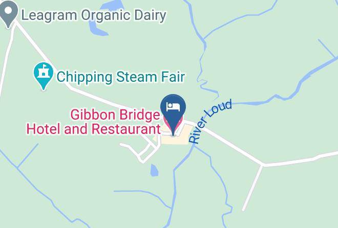 Lancs - Gibbon Bridge Hotel And Restaurant Maps
