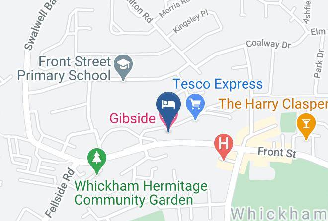 Gateshead - Gibside Hotel Maps