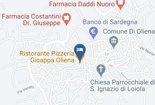 Nuoro - Gicappa Ristorante Pizzeria B&b Barbagia Maps