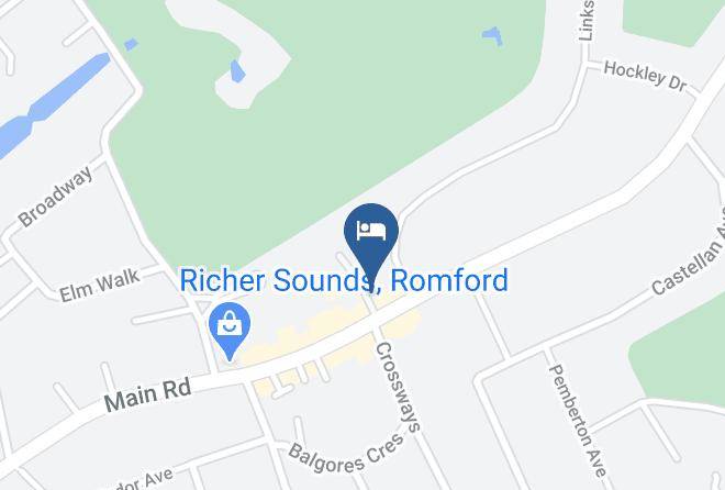 London - Gidea Park Hotel Maps