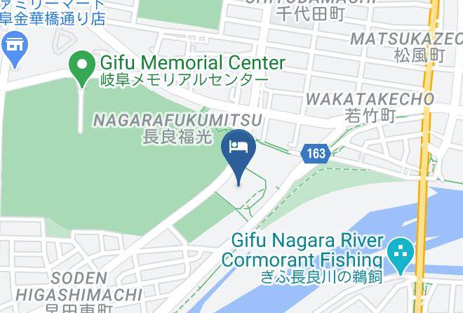 Gifu City - Miyako Hotel Gifu Nagaragawa Maps