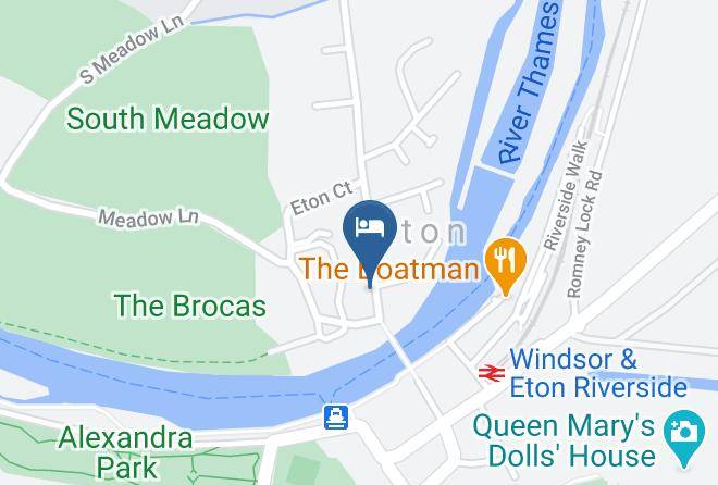 Windsor And Maidenhead - Gilbey's Bar & Restaurant Eton Maps