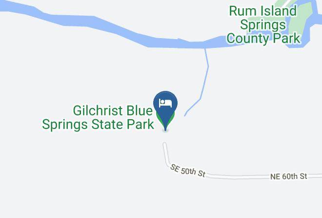 Gilchrist - Gilchrist Blue Springs State Park Maps