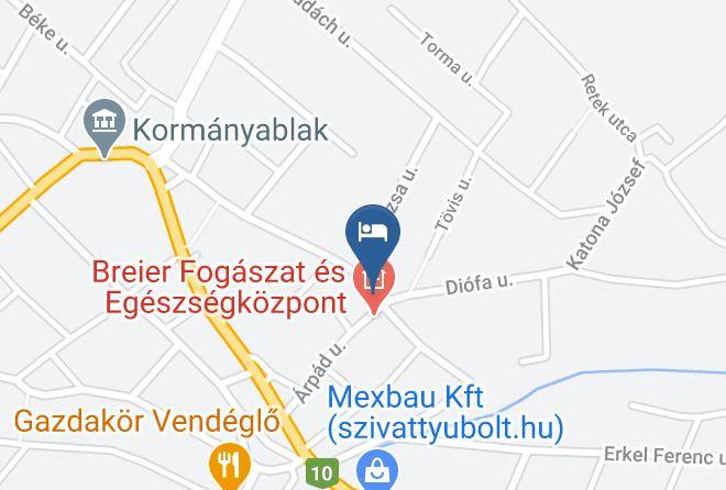Pilisvorosvar - Gilde Etterem Es Panzio Maps