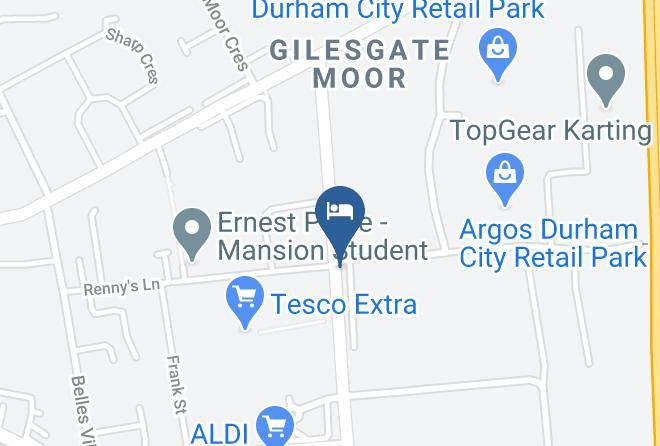 Durham - Gilesgate Moor Hotel Maps