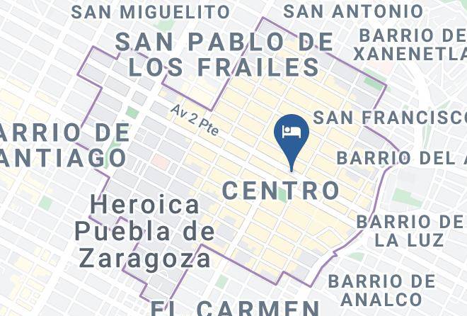 Heroica Puebla De Zaragoza Puebla - Gilfer Hotel Maps