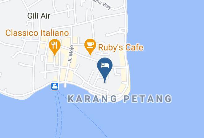 North Lombok Regency - Gili Air Lagoon Resort Maps