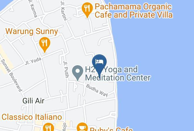 North Lombok Regency - Gili Air Santay 2 Maps
