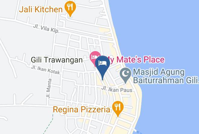 North Lombok Regency - Gili Bong Maps