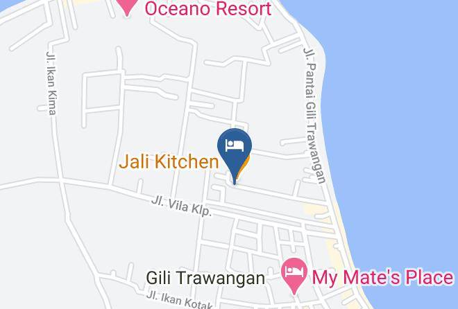 North Lombok Regency - Gili One Resort Maps