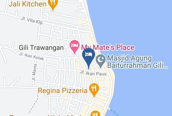 North Lombok Regency - Gili Pelangi Maps