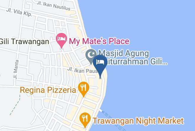 North Lombok Regency - Gili Splendia Beach Maps