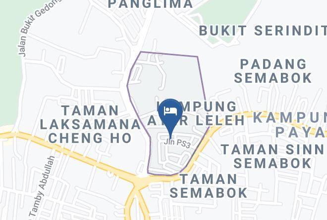 Melaka Tengah - Gill Garden Boutique Hotel Maps