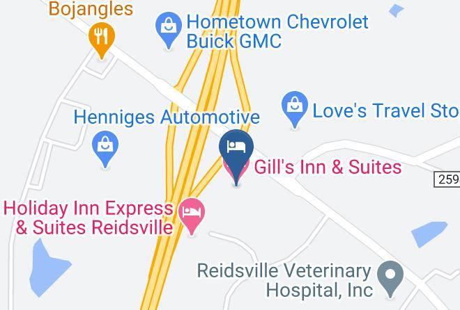 Rockingham - Gill's Inn & Suites Maps