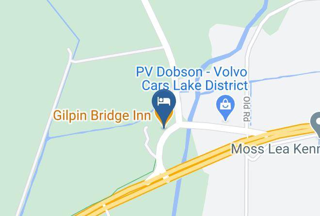 Gilpin Bridge Inn Map