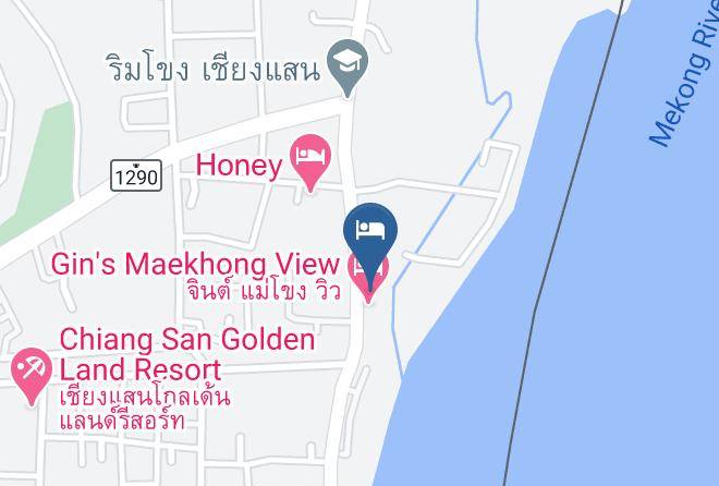 Amphoe Chiang Saen - Gin's Maekhong View Resort & Spa Maps