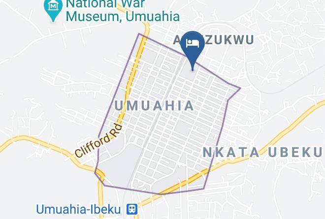 Umuahia - Gina Hotel Maps