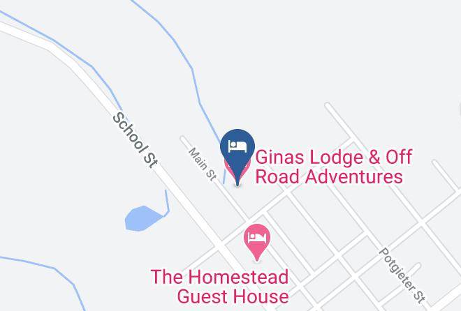 Uthukela - Ginas Lodge & Off Road Adventures Maps