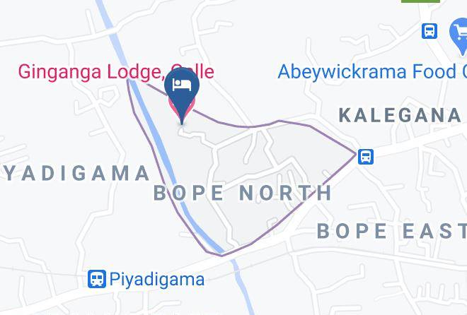 Galle - Ginganga Lodge Galle Maps