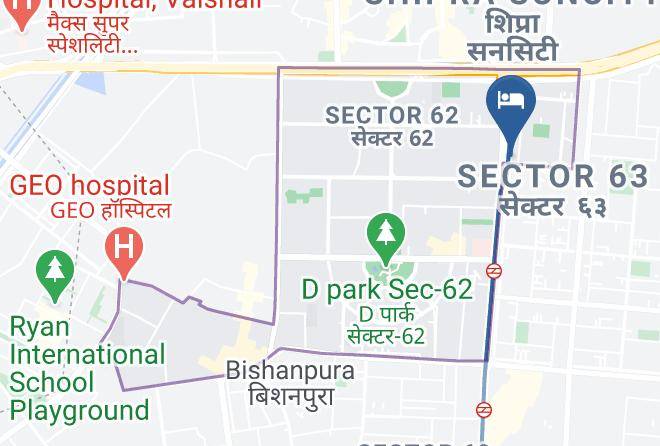 Noida - Ginger Noida Sector 63 Maps