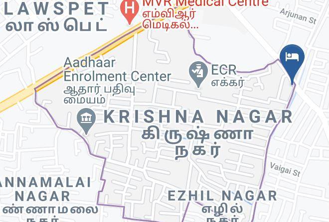 Muthialpet - Ginger Pondicherry Maps