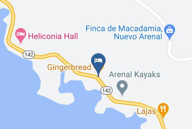 Tilaran - Gingerbread Restaurant & Hotel Maps