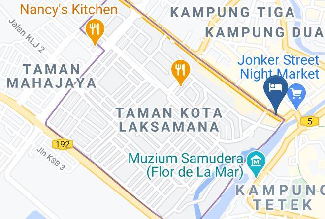 Melaka Tengah - Gingerflower Boutique Hotel Maps