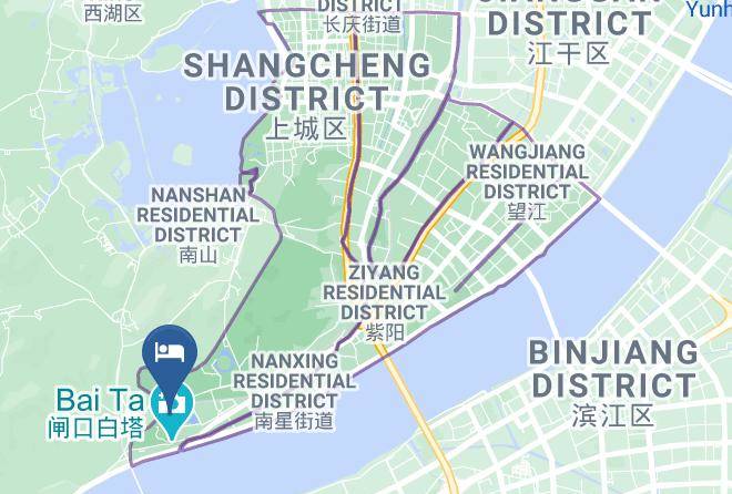 Hangzhou - Ginlan Jia Hotel Maps