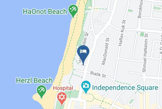 Netanya - Ginot Yam Maps