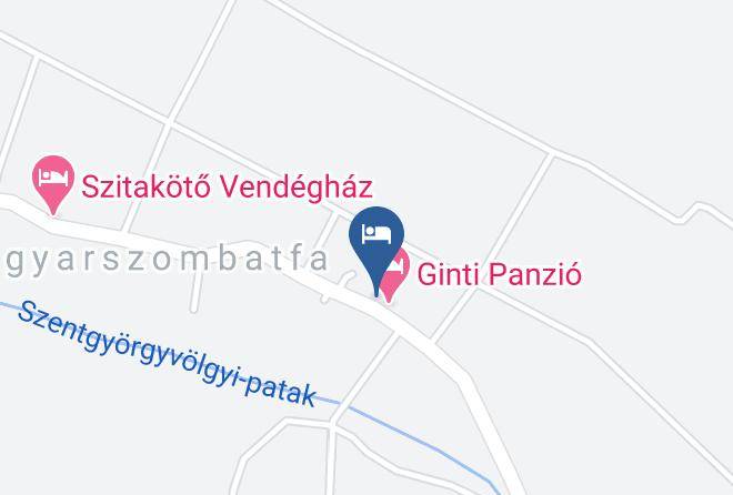 Magyarszombatfa - Ginti Panzio Maps