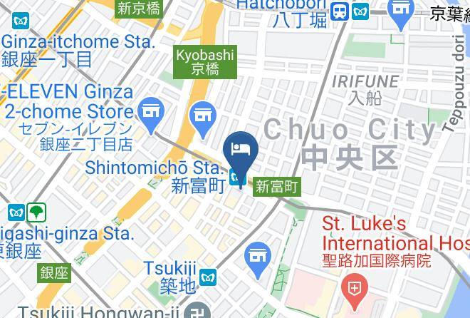 Chuo Ward - Ginza Capital Hotel Maps