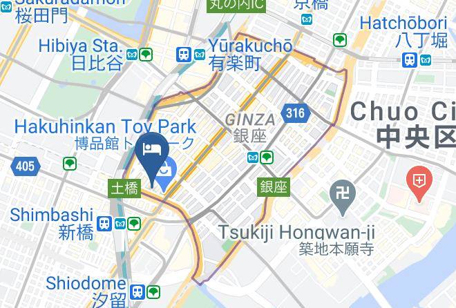 Chuo Ward - Ginza International Hotel Maps
