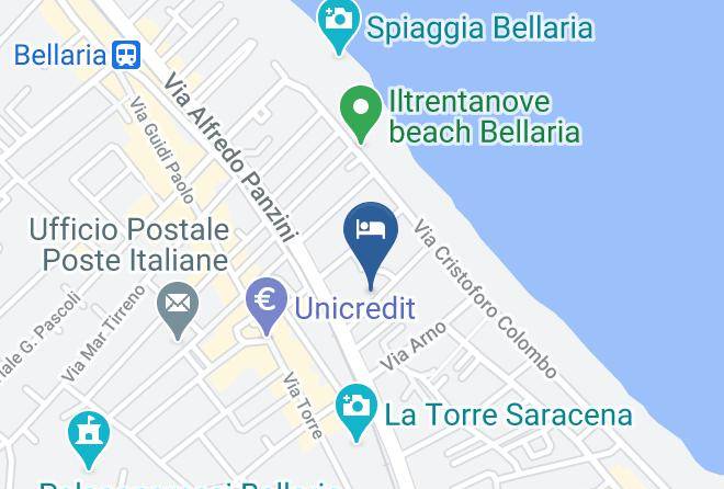Rimini - Albergo Gioiella Maps