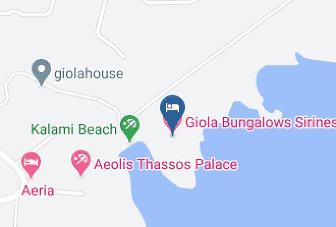 Thasos - Giola Bungalows Sirines Maps