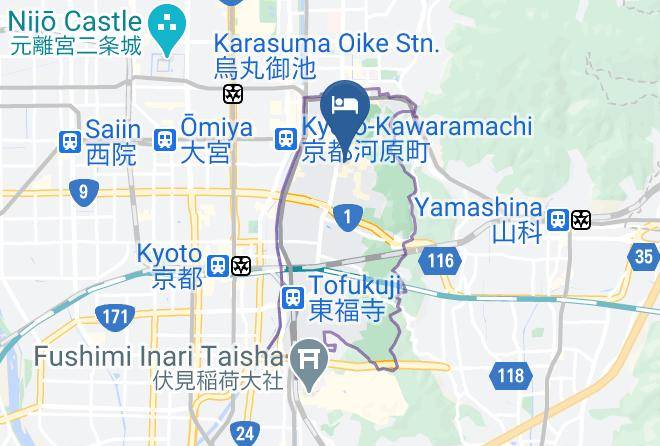 Kyoto City Higashiyama Ward - Gion Koh Maps