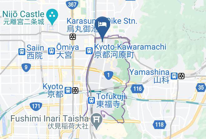 Kyoto City Higashiyama Ward - Gion Kinpyo Maps