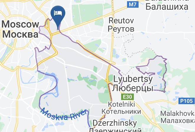 Moscow - Gipnoz Hotel Maps