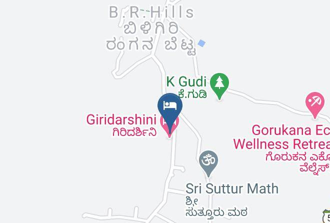 Yelandur - Giridarshini Hotel Maps