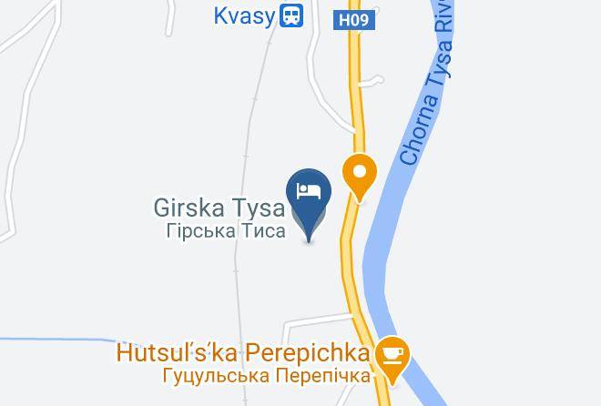 Rakhiv Raion - Girska Tysa Maps
