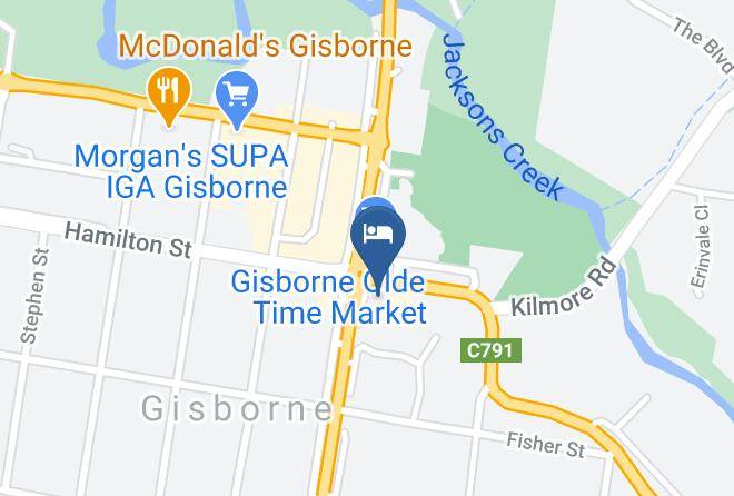 Macedon Ranges - Gisborne Telegraph Hotel Maps