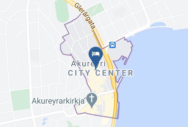 Akureyri - Gistiheimili Akureyrar Maps